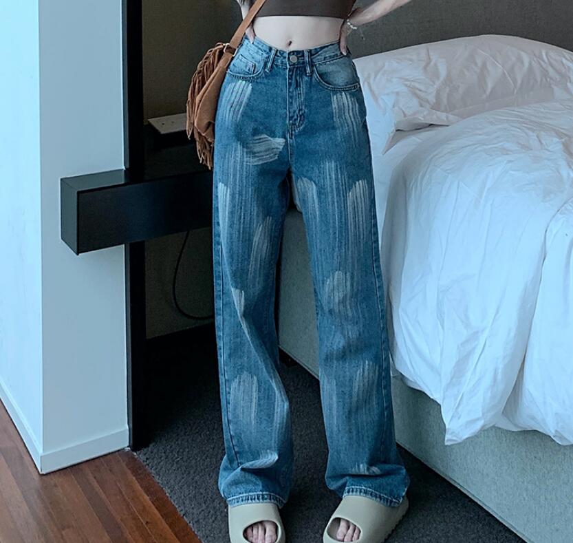 秋服 韓国ファッション メンズ ジーンズ デニムパンツ NNK23