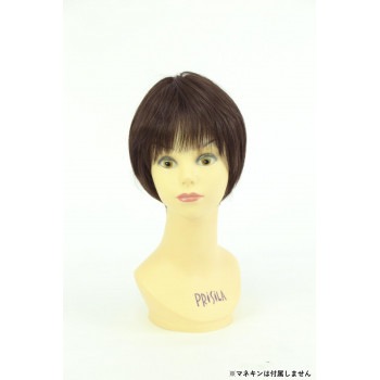 プリシラ オールウィッグ ナチュラルショート A-676 耐熱 TMB・マロンブラウン
