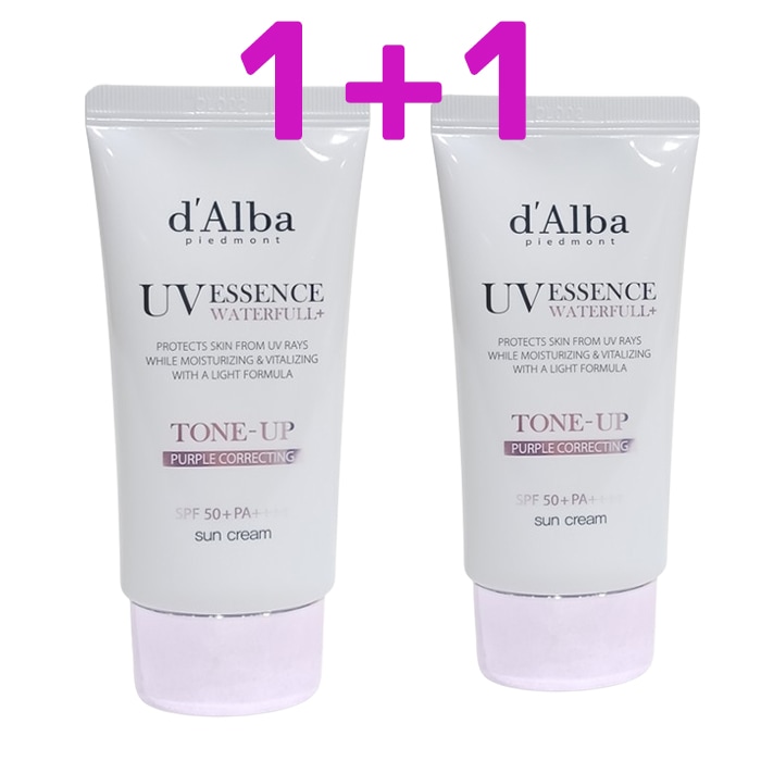 【2個セット】ウォーターフルトーンアップサンクリームパープル50ml