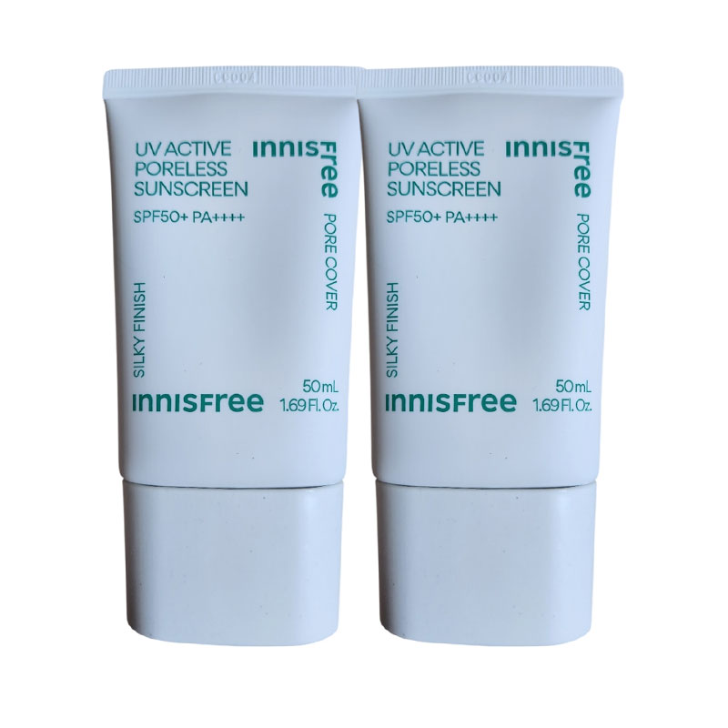 ニューユブイアクティブフォアレスサンスクリーンSPF50+ PA++++, 50ml, 2個