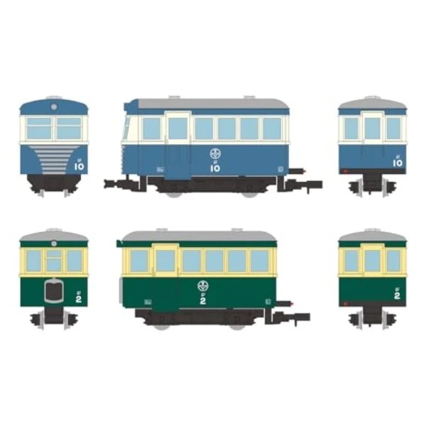 鉄道コレクション 鉄コレ ナローゲージ80 猫屋線 ジ10 新塗装ジ2 ツートンカラー クリームグリーン ジオラマ用品