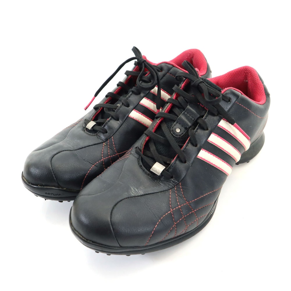 ゴルフ シューズ 25 ブラック EVG 79 1003 レディース 古着