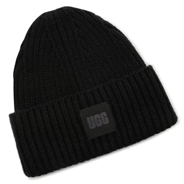 帽子 チャンキーリブビーニー ブラック メンズ レディース ユニセックス U CHUNKY RIB BEANIE 20061 BLK
