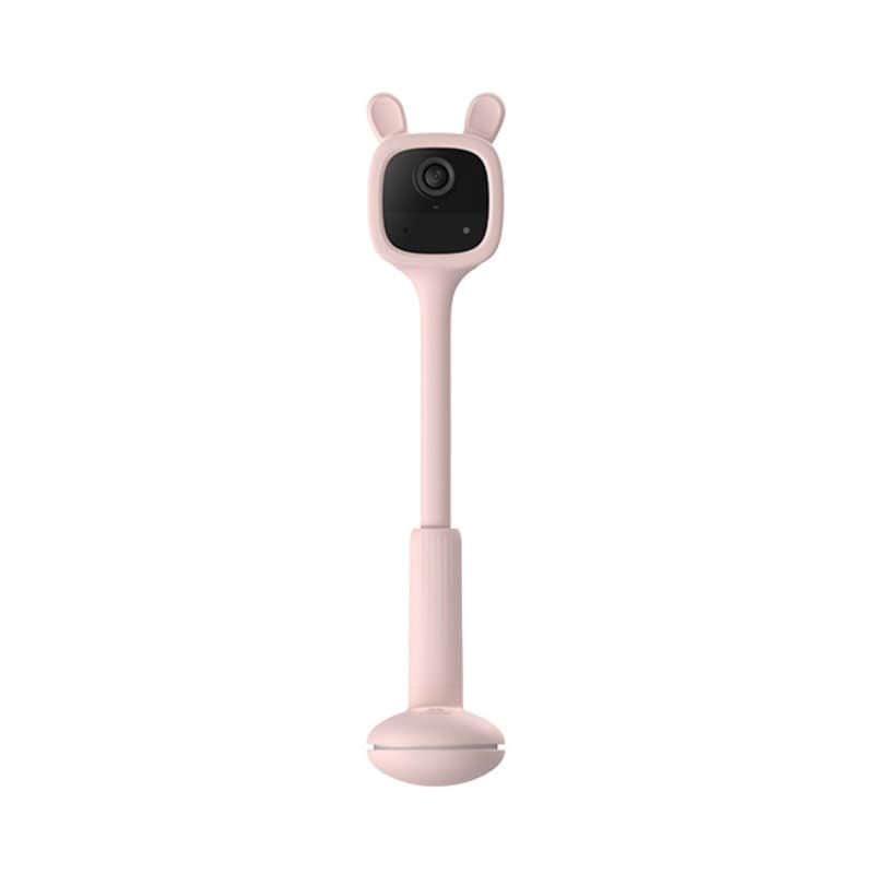EZVIZ　屋内用 見守り防犯ネットワークカメラ 赤ちゃん専用 多機能 高画質 グッドデザインモデル ラビット ピーチピンク　CSBM1RA