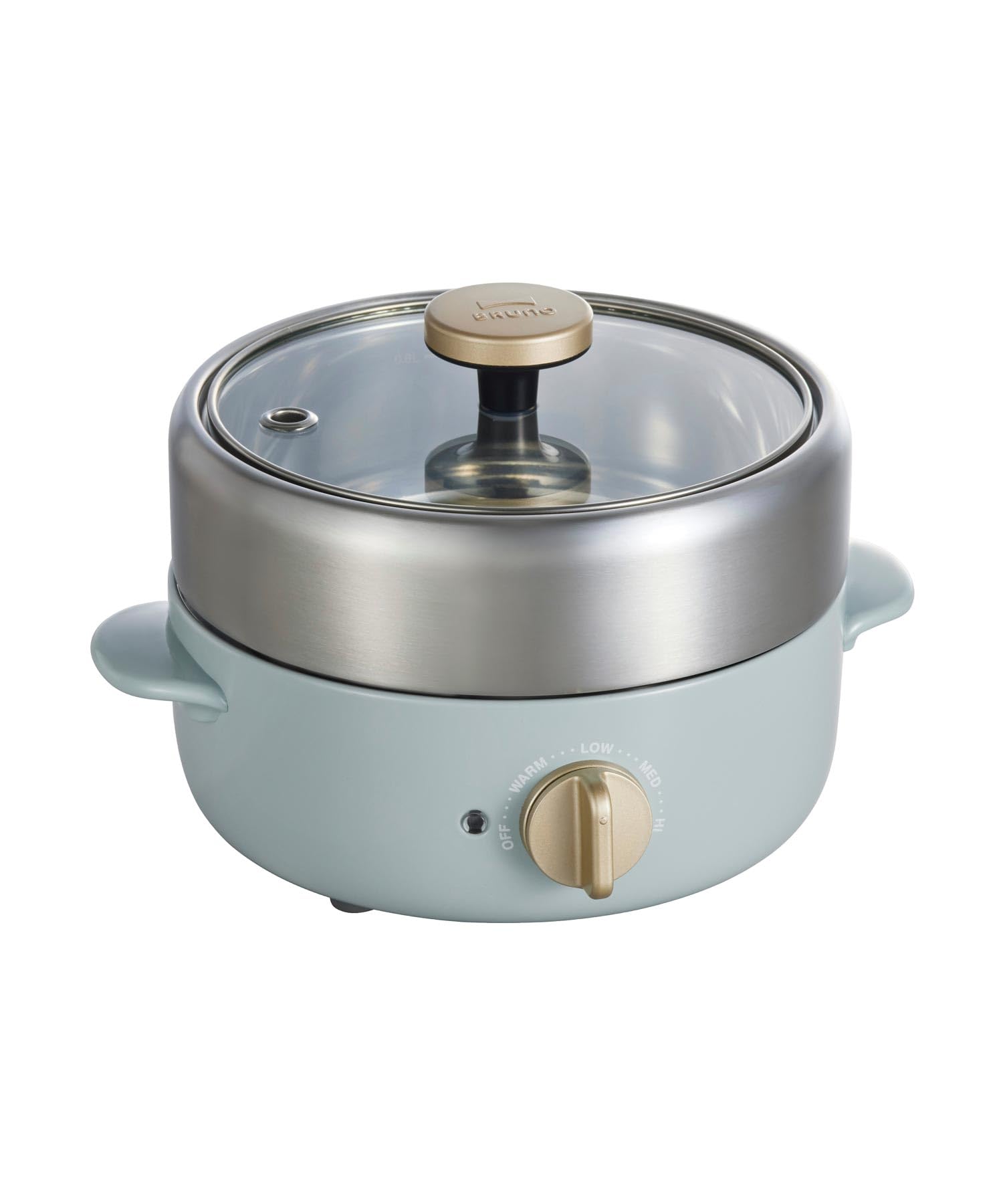 BRUNO ブルーノ 電気鍋 一人用 二人用 コンパクトマルチグリルポット 卓上 ブルーグリーン BOE115-BGR