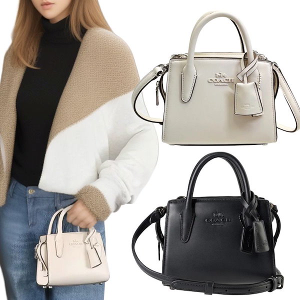 Qoo10] Coach アンドレアミニキャリオール2WAYショル