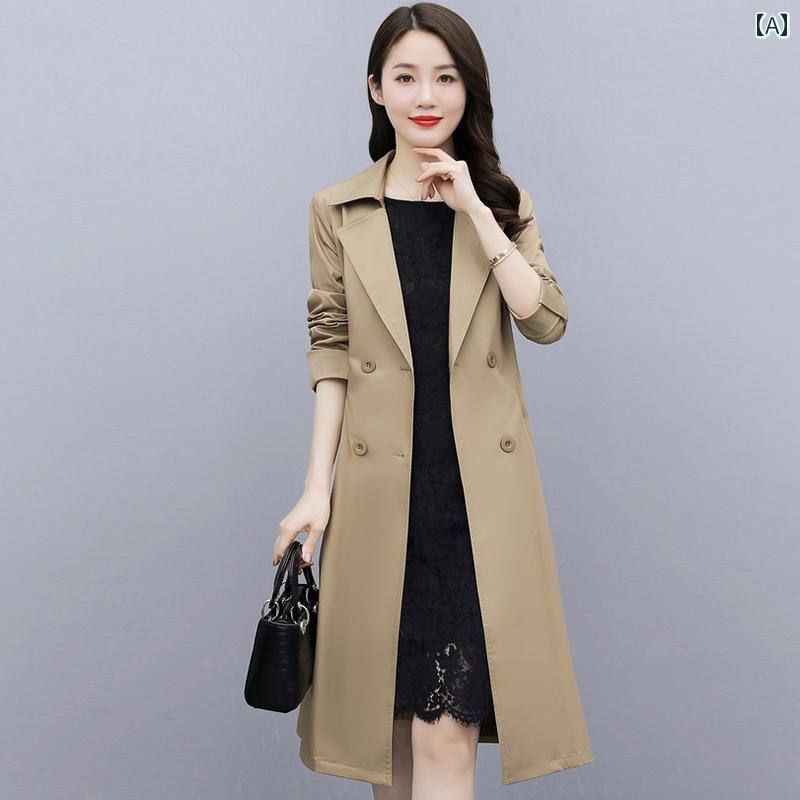 レディース 春秋 トレンチコート アウター エレガント 上品 おしゃれ きれいめ イベント パーティー 通勤 通学 フォーマル お呼ばれ 仕事 お祝い ディナー アップ