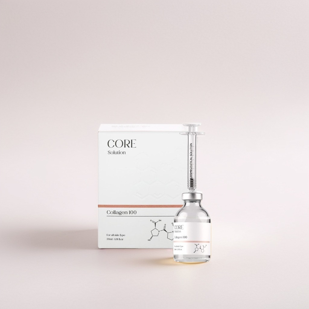 コアソリューション コラーゲン100 30ml 弾力不足の肌をふっくら整える濃密エッセンス
