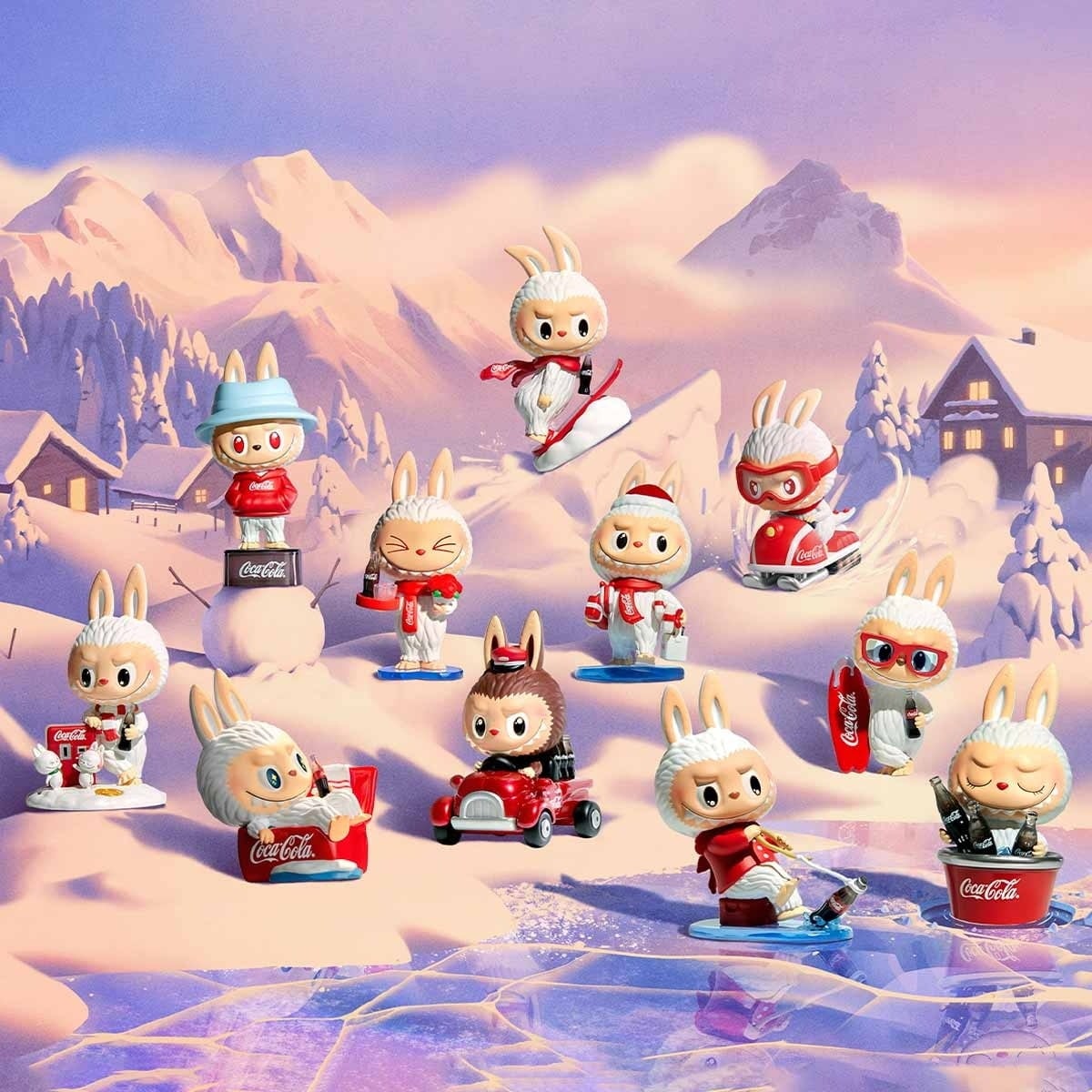 公式正規品POP MART THEMONSTERS コカ・コーラ シリーズ ガチャポン ブラインドボックス フィギュアモデル サプライズギフト