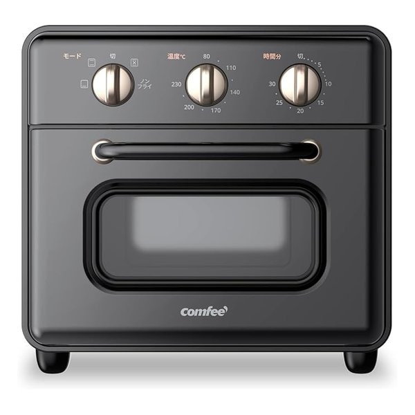 コンベクションオーブントースター 10L/ノンフライ/グリル/スローベーク/オーブン CF-DE109-BK