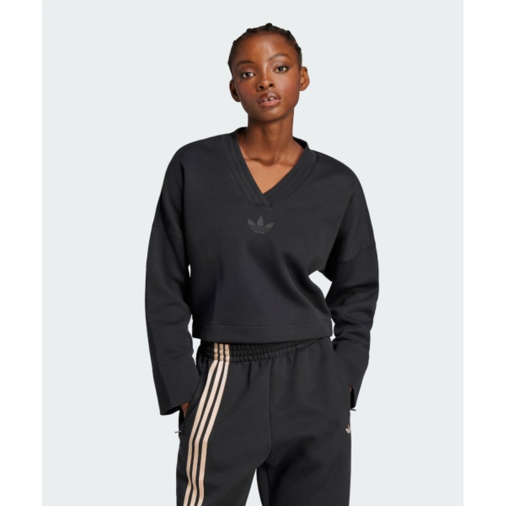アディダスディープVネックスウェットシャツ JJ0958