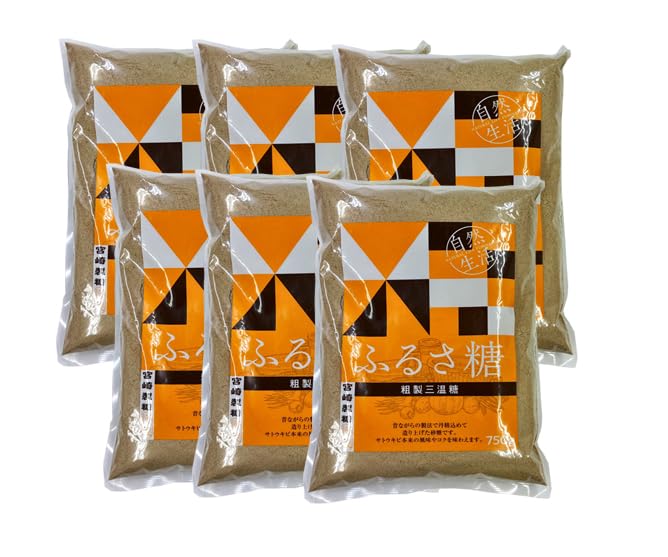 宮崎製糖 宮崎商店 自然生活ふるさ糖(粗製三温糖) 6個 4,634円