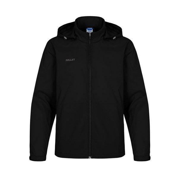 メンズウインドブレーカー セントフード取り外し可能ストレッチ防風ジャケットMVUUJ36016