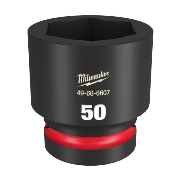 ミルウォーキーツール 49-66-6607 SHOCKWAVE IMPACT DUTY インパクトソケット 1インチ(25.4mm)角 50mm メーカー直送