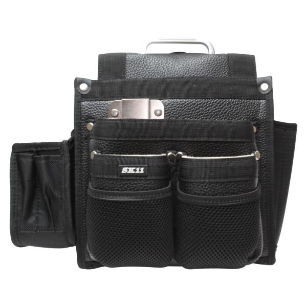 SK11 匠 仮枠大工釘袋 レザー SC－12 収納用品 腰袋サック 腰袋 サック