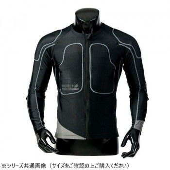 NANKAI プロテクターインナージャケット （サーモトロン） SDW-6109 L ブラック/グレー