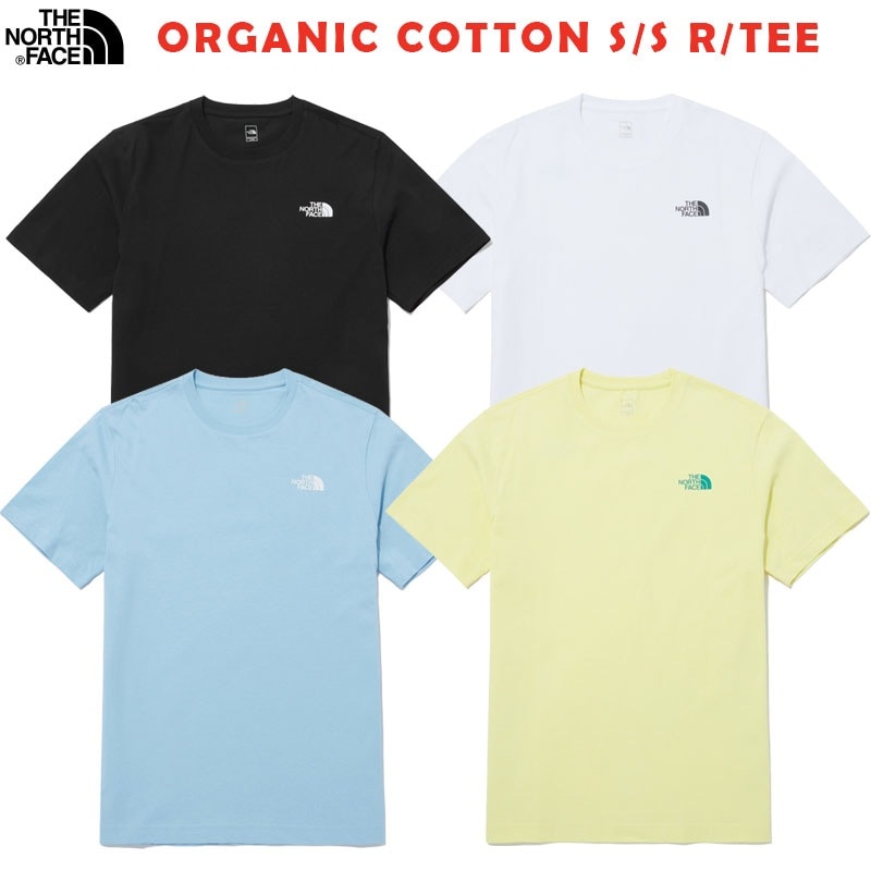 韓国正規品保証 関税負担なし NT7UP21A ORGANIC COTTON S/S R/TEEデイリー 基本 着装 男子 女子 人気 韓国 ファッション 男女共用 アウトドア