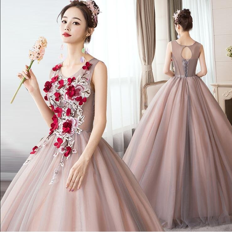 カラードレス 二次会 花嫁ドレス ロングドレス 豪華ウェディングドレス 結婚式 演奏会ロングドレス コンサート 二次会 舞台衣装 声楽発表会に