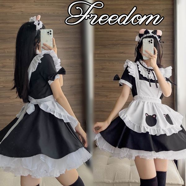 メイド エプロン メイド服 メイドカフェ アキバ ゴスロリ ロリータ セクシー コスプレ コスチューム アイドル 萌え ステージ 舞台 衣装 制服 地下アイドル イベント インスタ 撮影アニマル系！