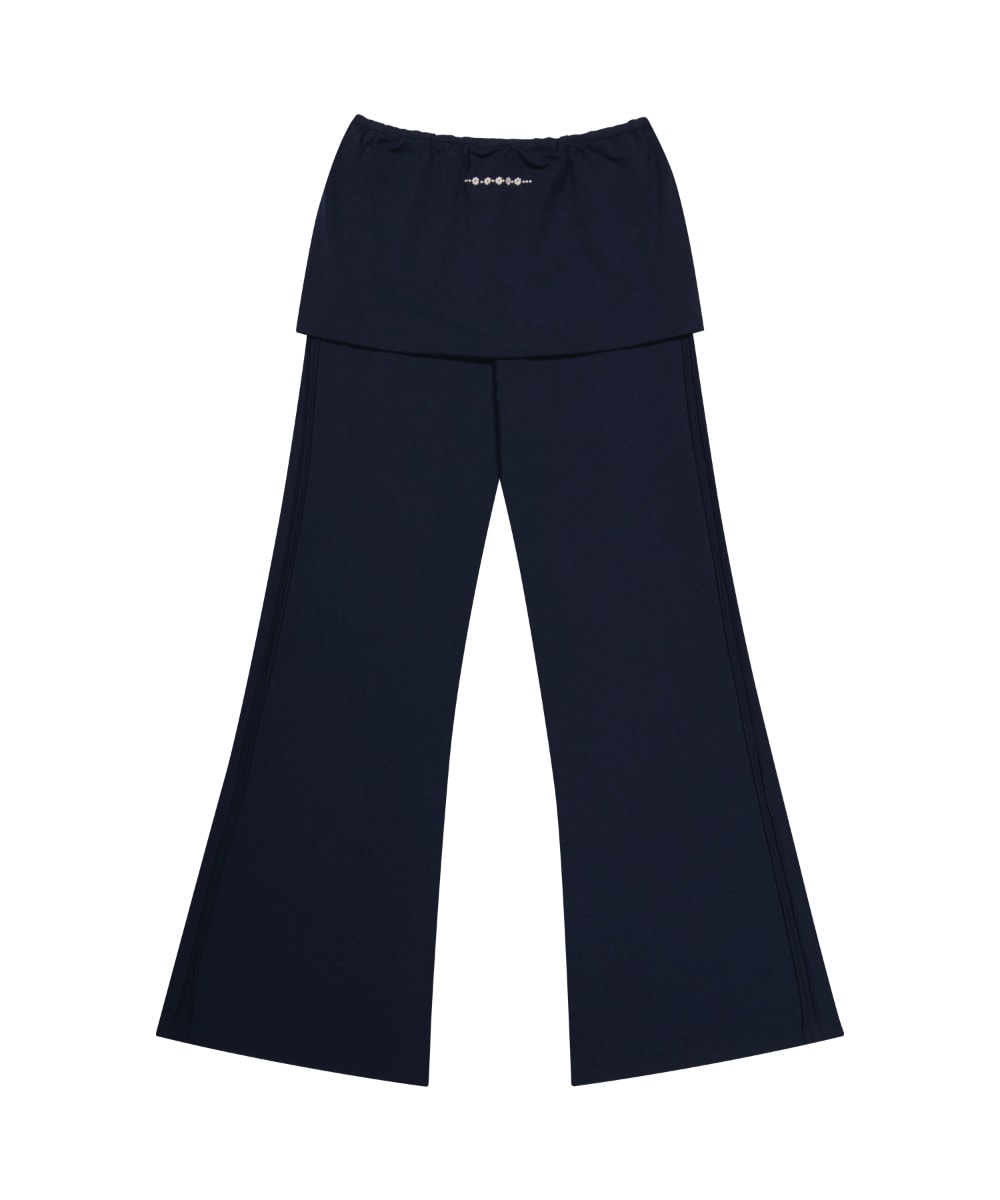 【COYSEIO】 EASY LAYER PANTS : NAVY