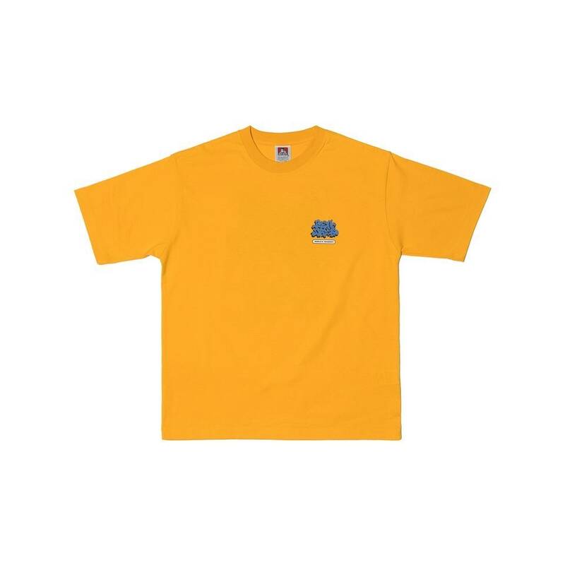 BEN DAVIS ホワイトラベル オーバーラップTシャツ イエロー 25580018 422449