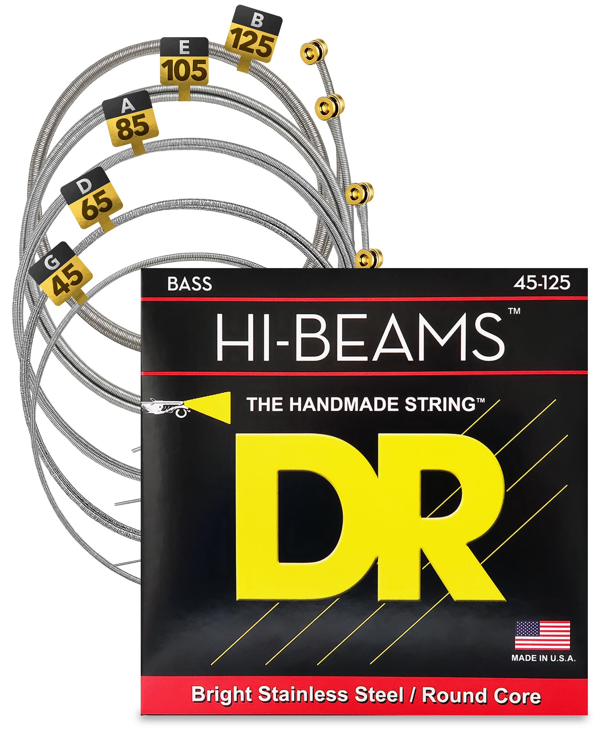 DR ベース弦 5弦 HI-BEAM ステンレス .045-.125 MR5-45