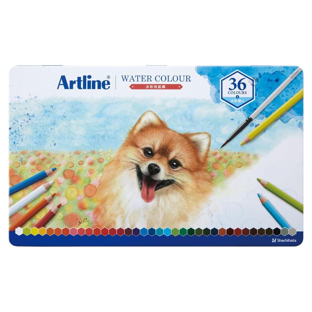 （まとめ買い）アートライン 水彩色鉛筆 36色セット KCP-W36C/H [x3]