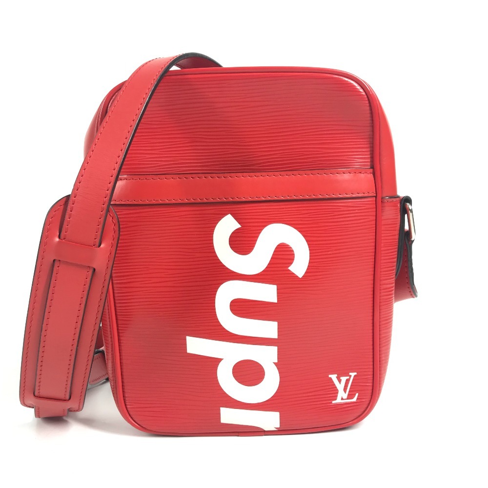 ショルダーバッグ M53417 ダヌーブPM ダヌーブ PM エピ supreme シュプリーム コラボ カバン 斜め掛け ポシェット エピレザー レッド