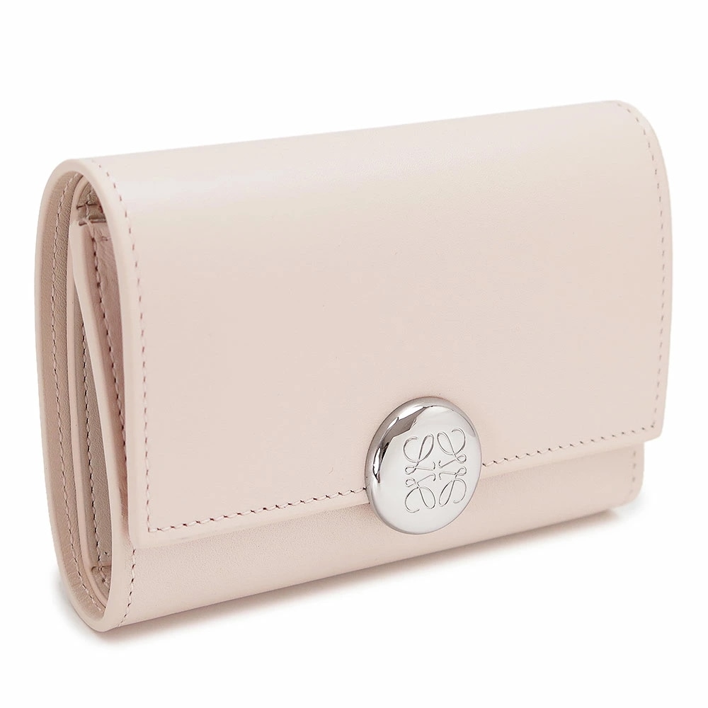 折財布 レディース CANBS33X01 1970 ペブル バーティカル ウォレット スモール 三つ折り財布 コンパクト財布 レザー タルク 2025年春夏新作