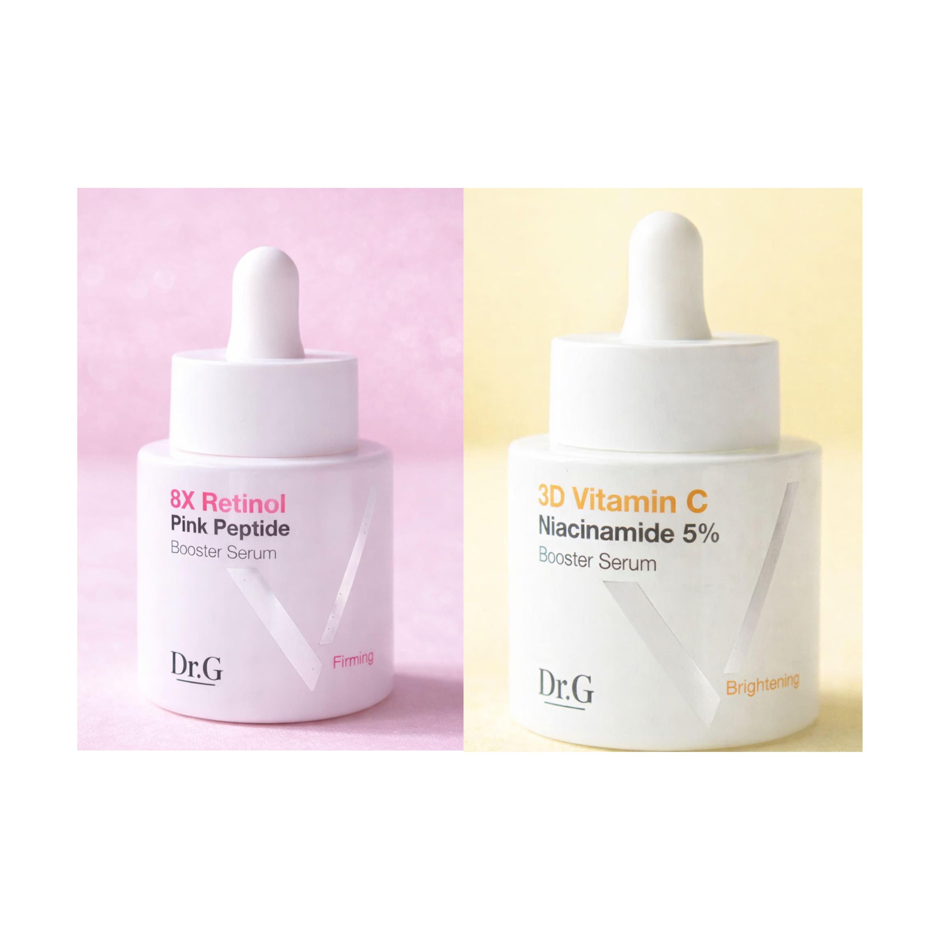 [set]ドクター ジービタミンCブースターブライト セラム 30mL+レチ ブースターファーミングセラム 30ml