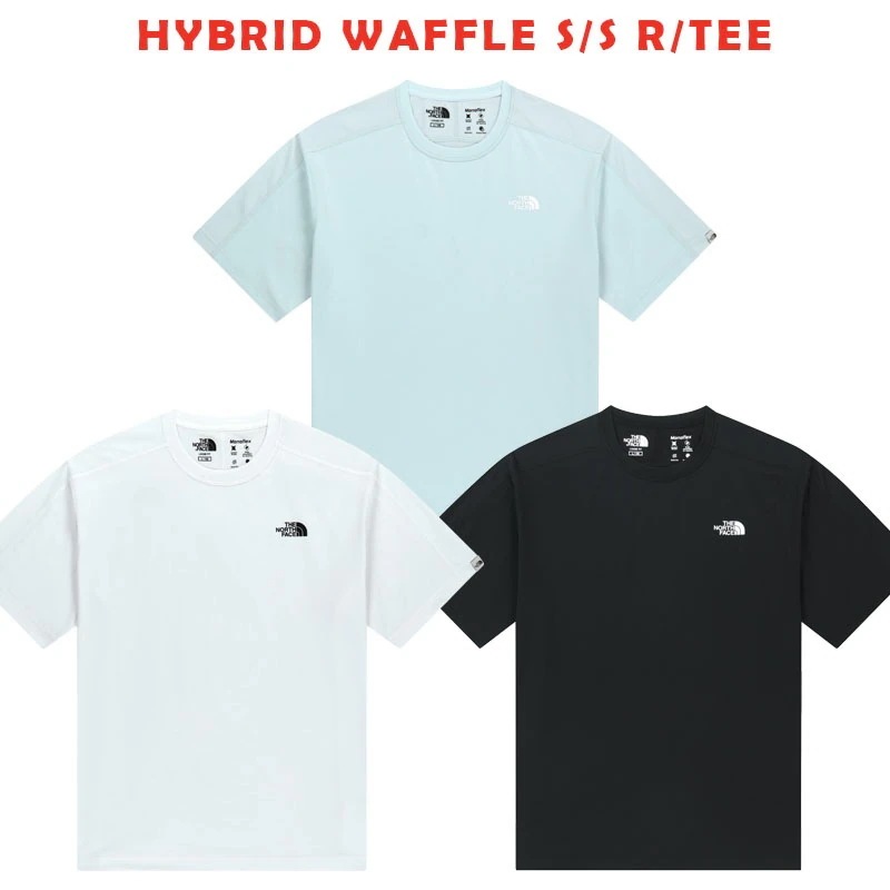 韓国正規品保証 関税負担なしNT7UR15J HYBRID WAFFLE S S R TEEイリー 基本 着装 男子 女子 人気 韓国 ファッション 男女共用 アウトド