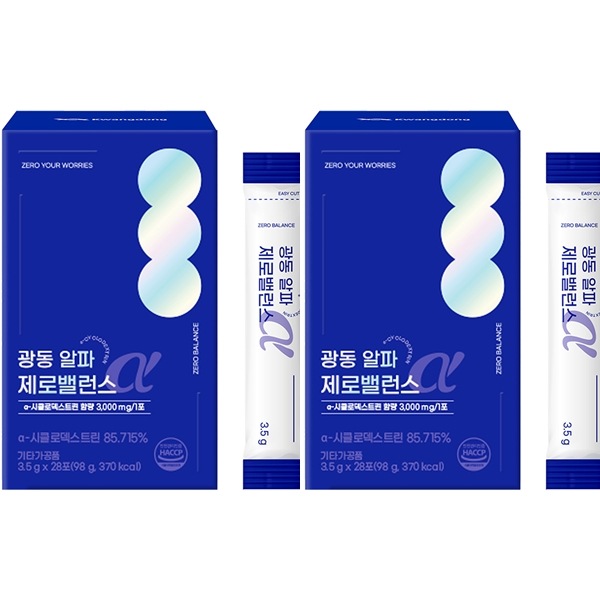 1+1 広東アルファゼロ バランスダイエット 28回分 98g 28包 アルファCD 3000mg 6,330円