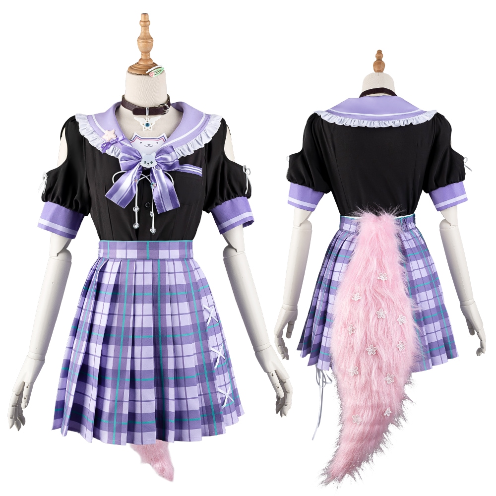 バーチャルYouTuber　VTuber コスプレ 黒制服 博衣こより　コスプレ衣装
