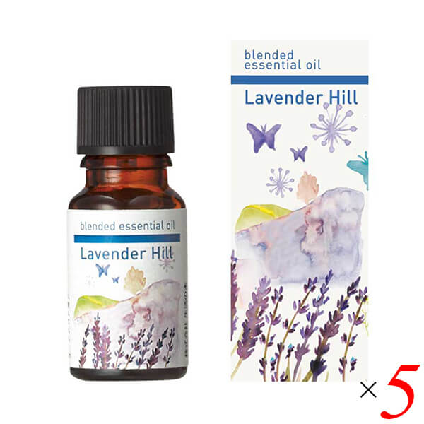 生活の木 ブレンドエッセンシャルオイル 10ml 5本セット ラベンダーヒル