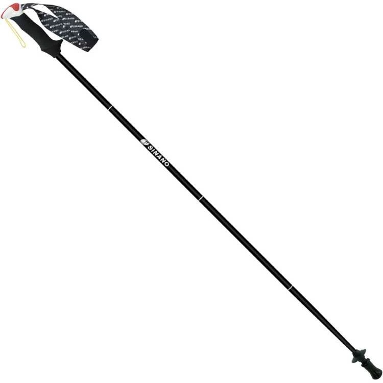 シナノ トレイルランニング用ポール トレランポール14.0 使用120cm（折りたたみ33cm） ブラック #550268 2本組