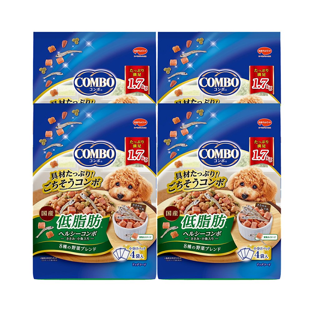 ドッグフード　コンボ　ドッグ　低脂肪　１．７ｋｇ（４２５ｇX４袋）X４個　ＣＲＣ45―05―35―35―00
