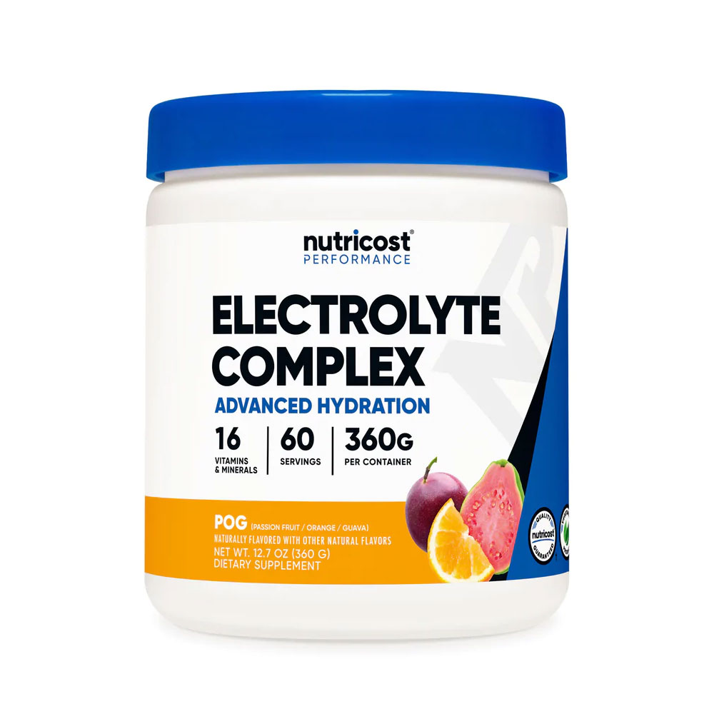 [USA] Nutricost ニュートリコスト電解質複合体 60サービング ファッションフルーツ オレンジ グアバ フレーバー