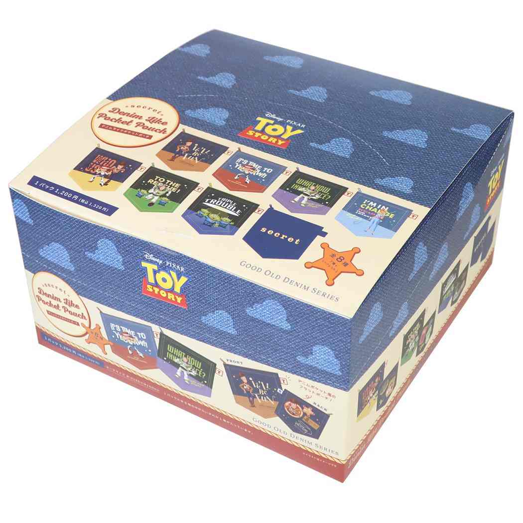 トイストーリー シークレットデニムライクポケットポーチ 全8種 8個入セット Good old
