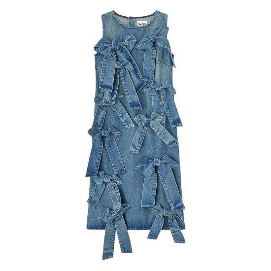 GANNI Women Dresses A1030213 567 BLUE