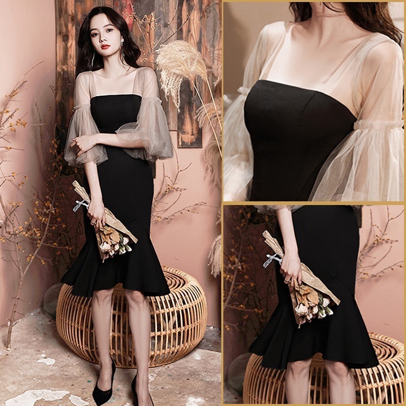 キャミワンピース ワンピース ラッフル 切り替え レース 高級感 結婚式　ドレス バックレス パーティードレス レディース ブライズメイド ドレス パーティー 結婚式 ドレス お呼ばれ 蝶結び