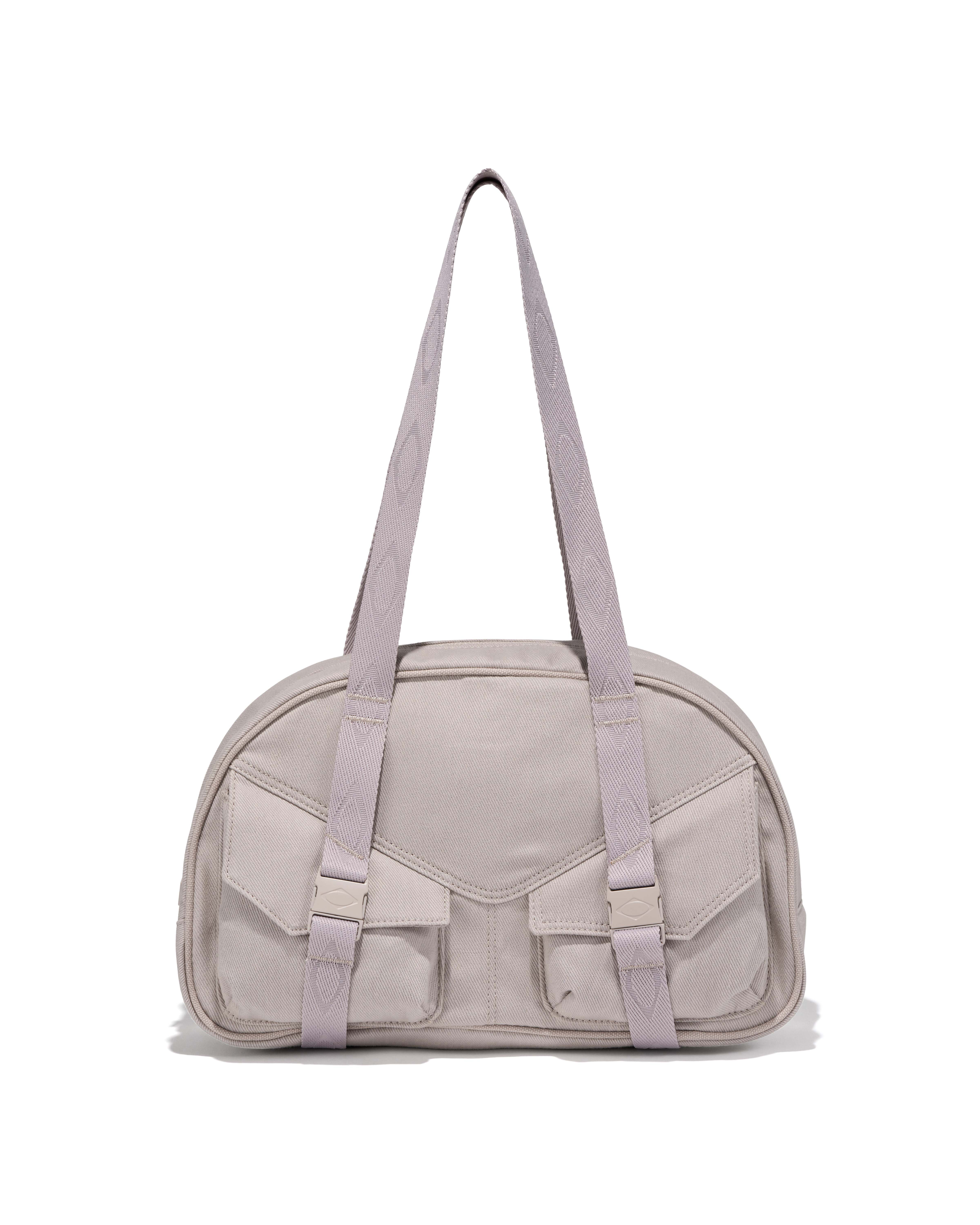 【MISCHIEF】 RHOMBUS BOWLING BAG : LIGHT PINK GREY 14,820円