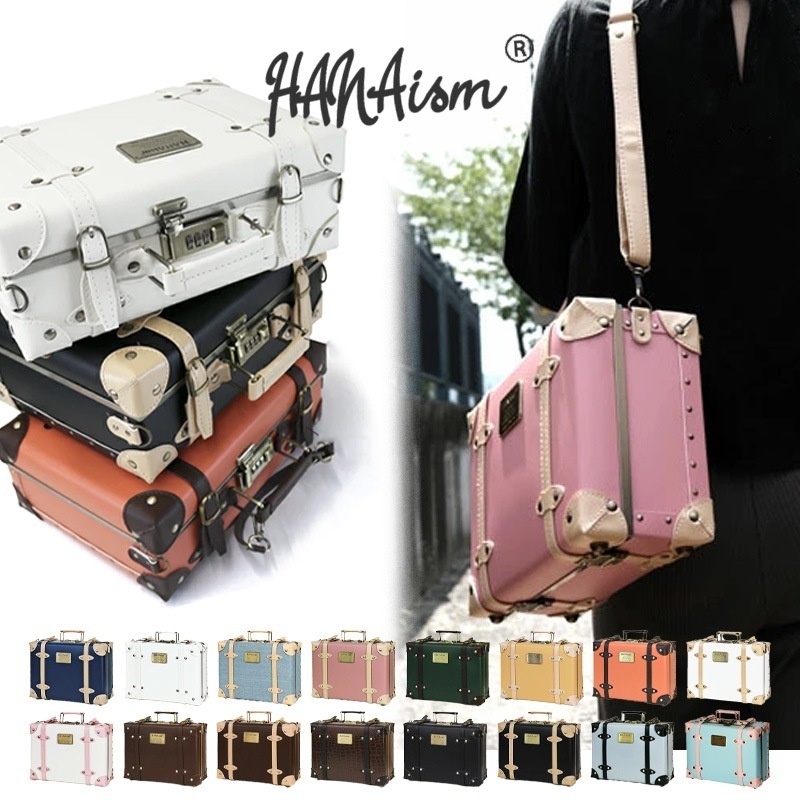 ショルダーバッグ レディース 小さめ ミニバッグ トランク アンティーク キャリーバッグ 機内持ち込み ダイヤルロック 【NNSQ】 6,952円