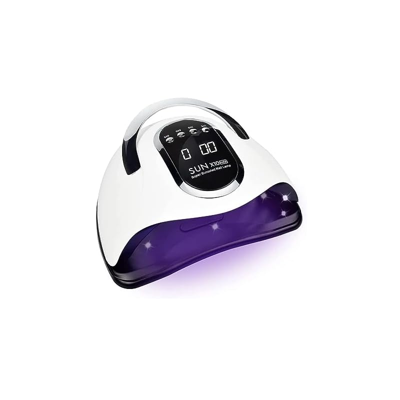 LED & UV ネイルライト 66LEDs ジェルネイル用ライトuvライト レジン用 硬化ライト 全ジェル対応 手足両用 自動感知 4つタイマー設定 日本語説明書付