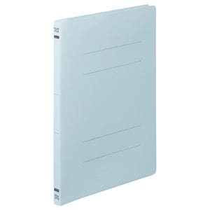 （まとめ） TANOSEE フラットファイルE A4タテ 150枚収容 背幅18mm ブルー 1パック（10冊） (×15セット)