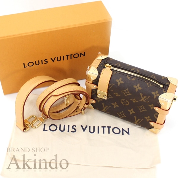 【新品】ショルダーバッグ サイド トランク PM モノグラム ブラウン M46815 レディース 新作 斜め掛け かばん bag 高級感 ラグジュアリー プレゼント