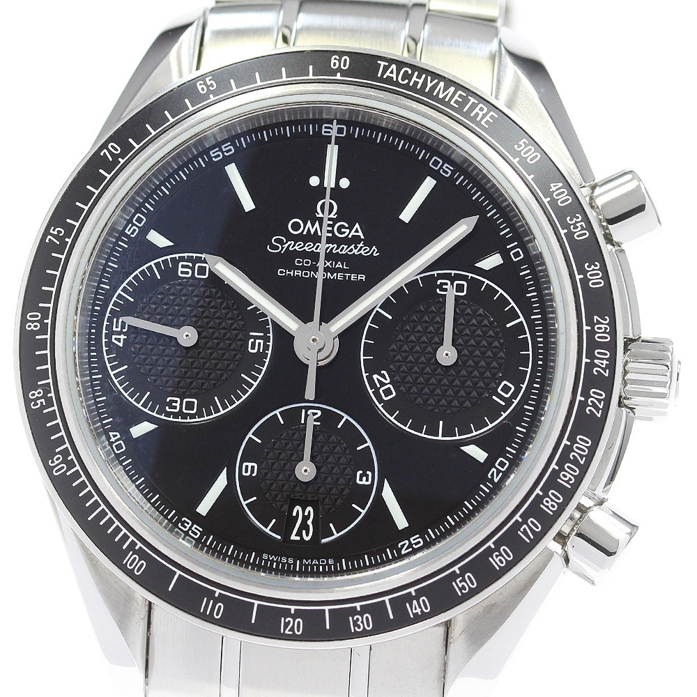 オメガ OMEGA 326.30.40.50.01.001 スピードマスター レーシング クロノグラフ デイト 自動巻き メンズ _845875【中古】