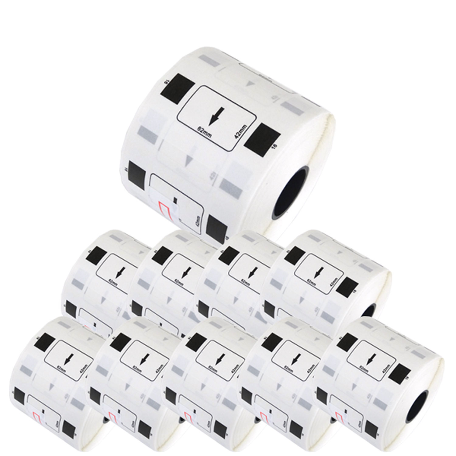 マックス用 感熱紙ラベル ダイカットラベル ELP-L6242N-16 互換品 宛名ラベル 白 62mm×42mm 700枚入り 10個セット 7,315円