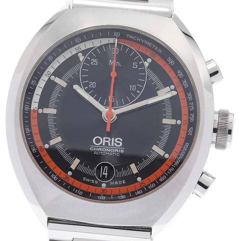 オリス ORIS 7564 クロノリス デイト 自動巻き メンズ 保証書付き_943596【中古】