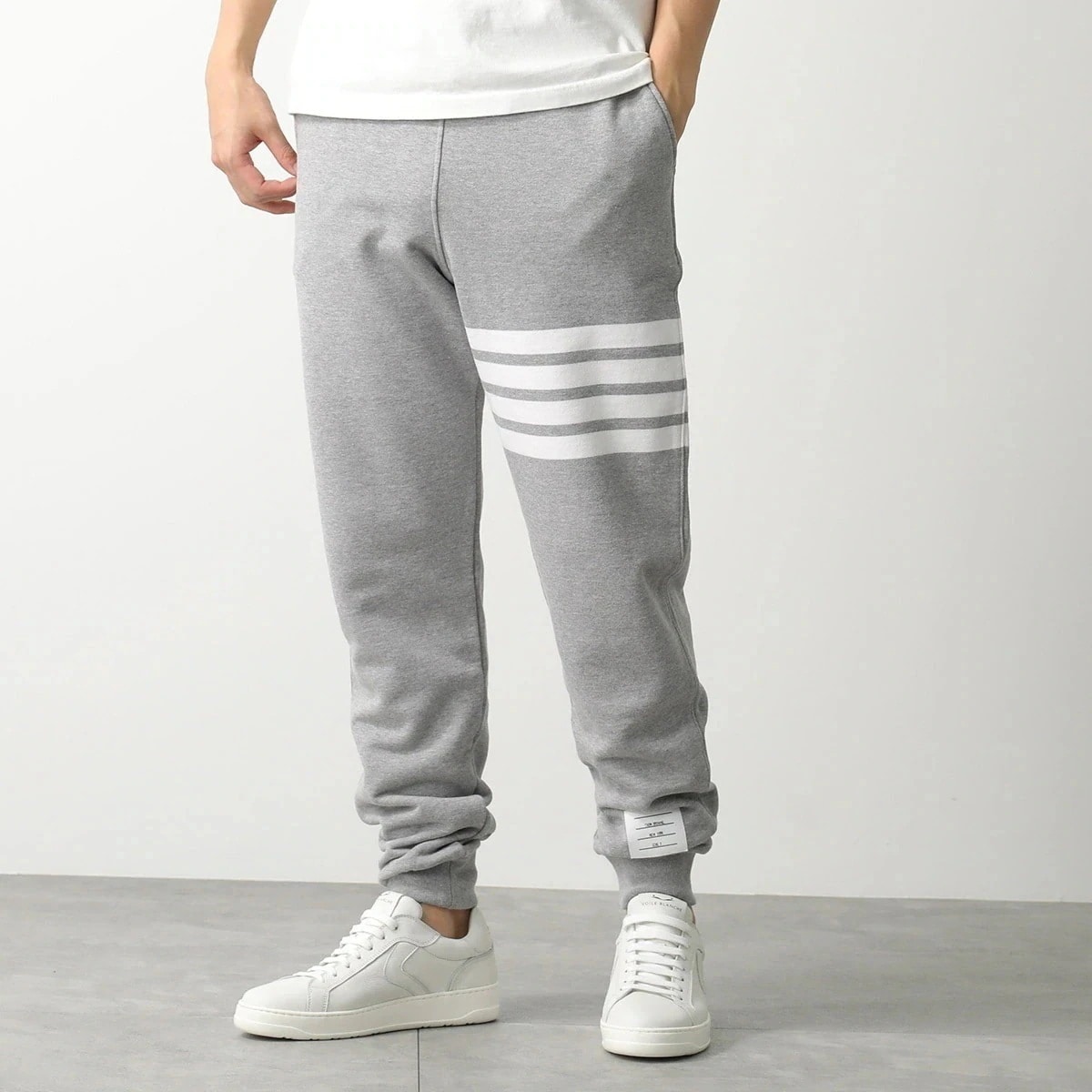 THOM BROWNE トムブラウン スウェットパンツ MJQ008H-00535 メンズ クラシック ループバック 4BARストライプ MJQ008H-005