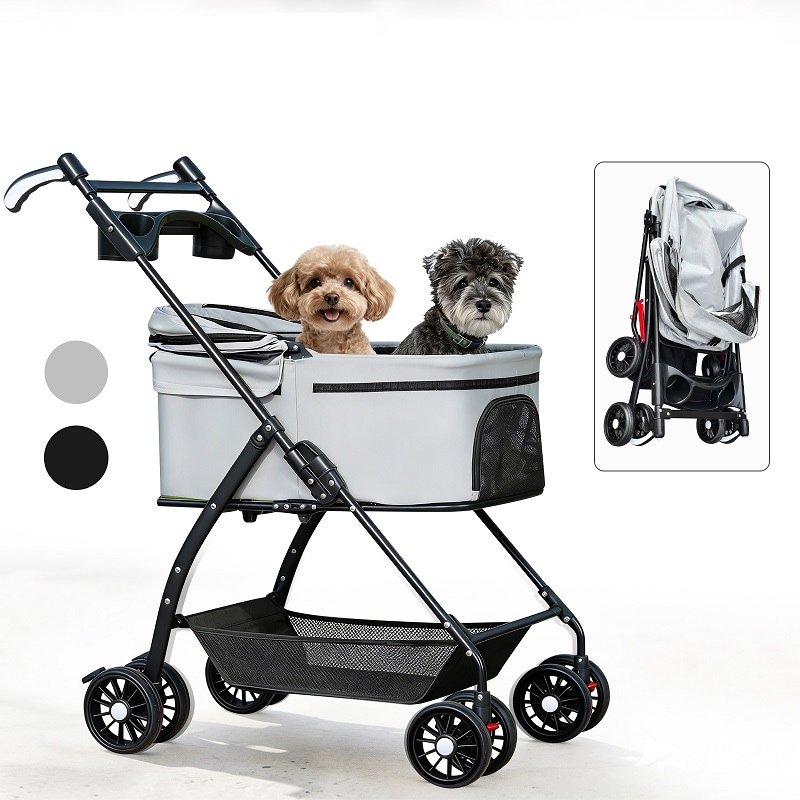 ペットカート 犬カート 耐荷重15KG 中型犬 小型犬 3way 軽い 分離型 折りたたみ 対面式 多頭 軽量 安定 犬用カート バギー ドックカート 犬用バギー 折りたたみ式 カート 犬 猫
